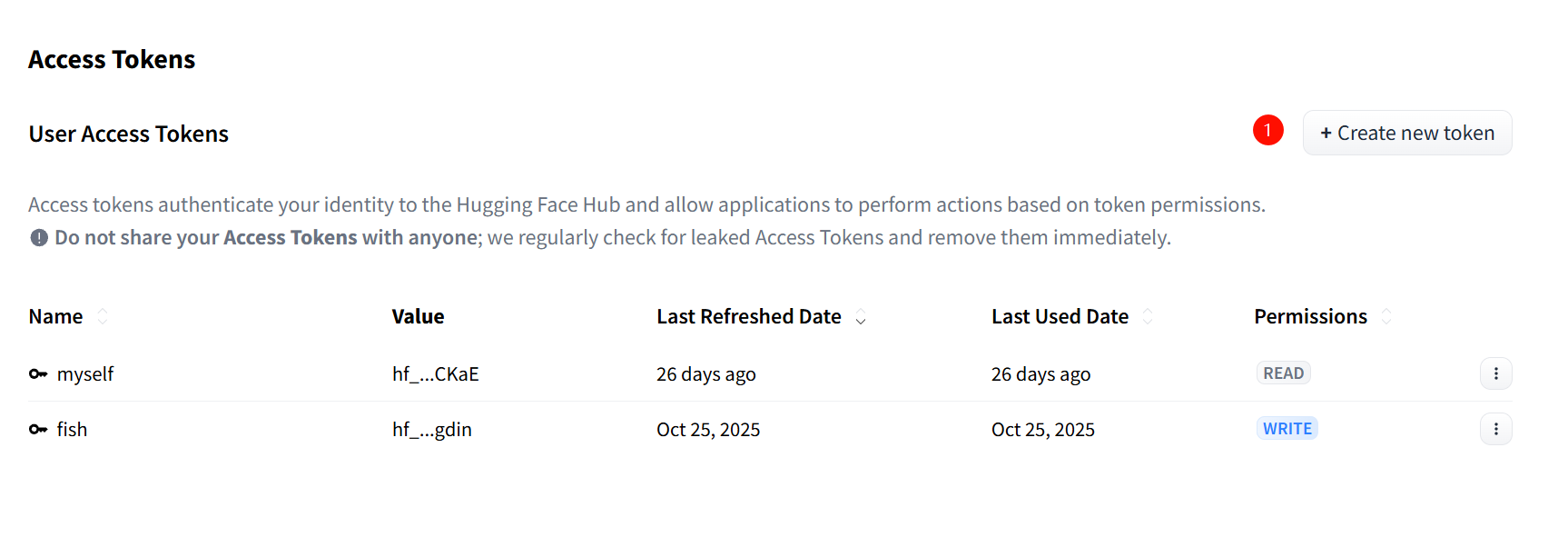 3. 获取并配置 Hugging Face Token（重要）示意图