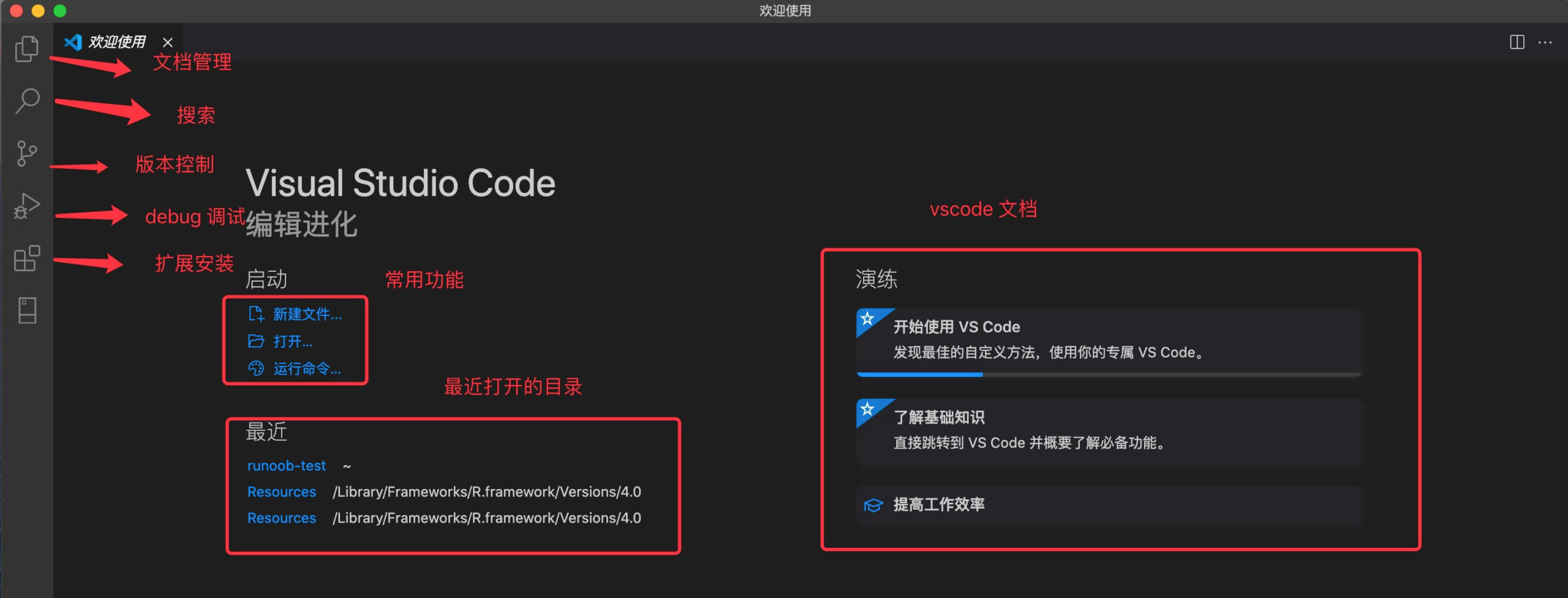 1.启动界面：示意图