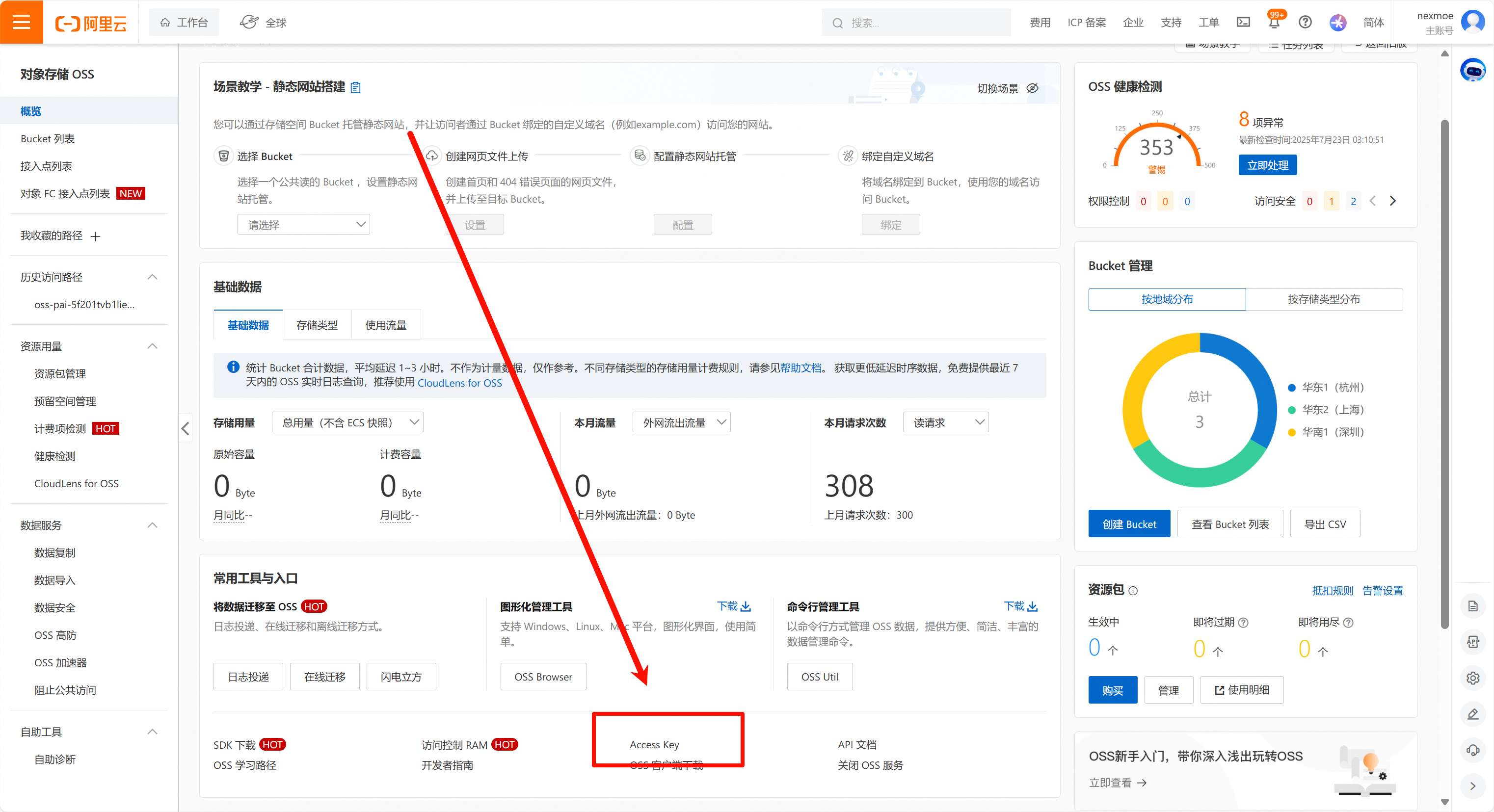 2.2.2. 阿里云 OSS示意图